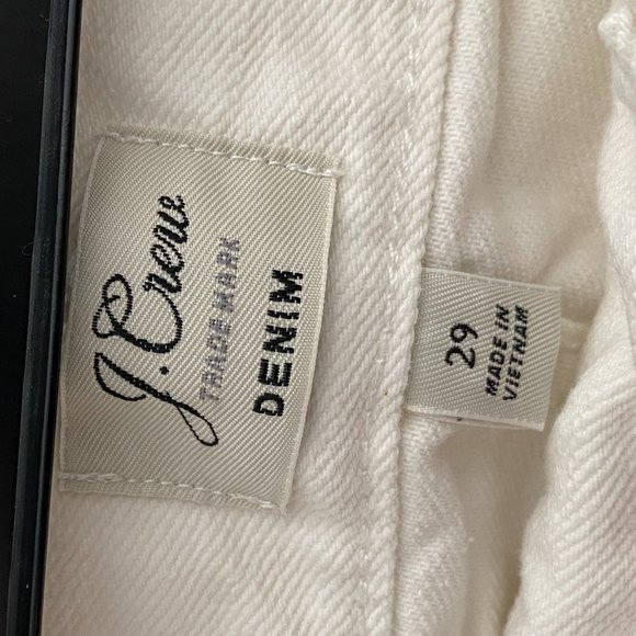 J. Crew Women's White Trademark Denim Mini Skirt - Picture 3 of 5